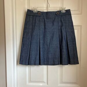 J. Crew Blue A-Line Skirt